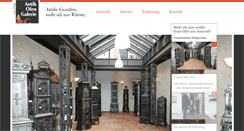 Desktop Screenshot of antik-ofen-galerie.de