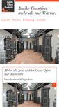 Mobile Screenshot of antik-ofen-galerie.de